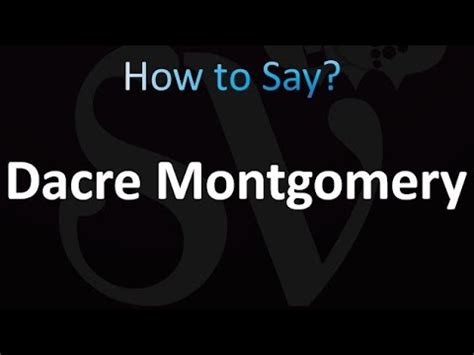 How to pronounce Dacre 